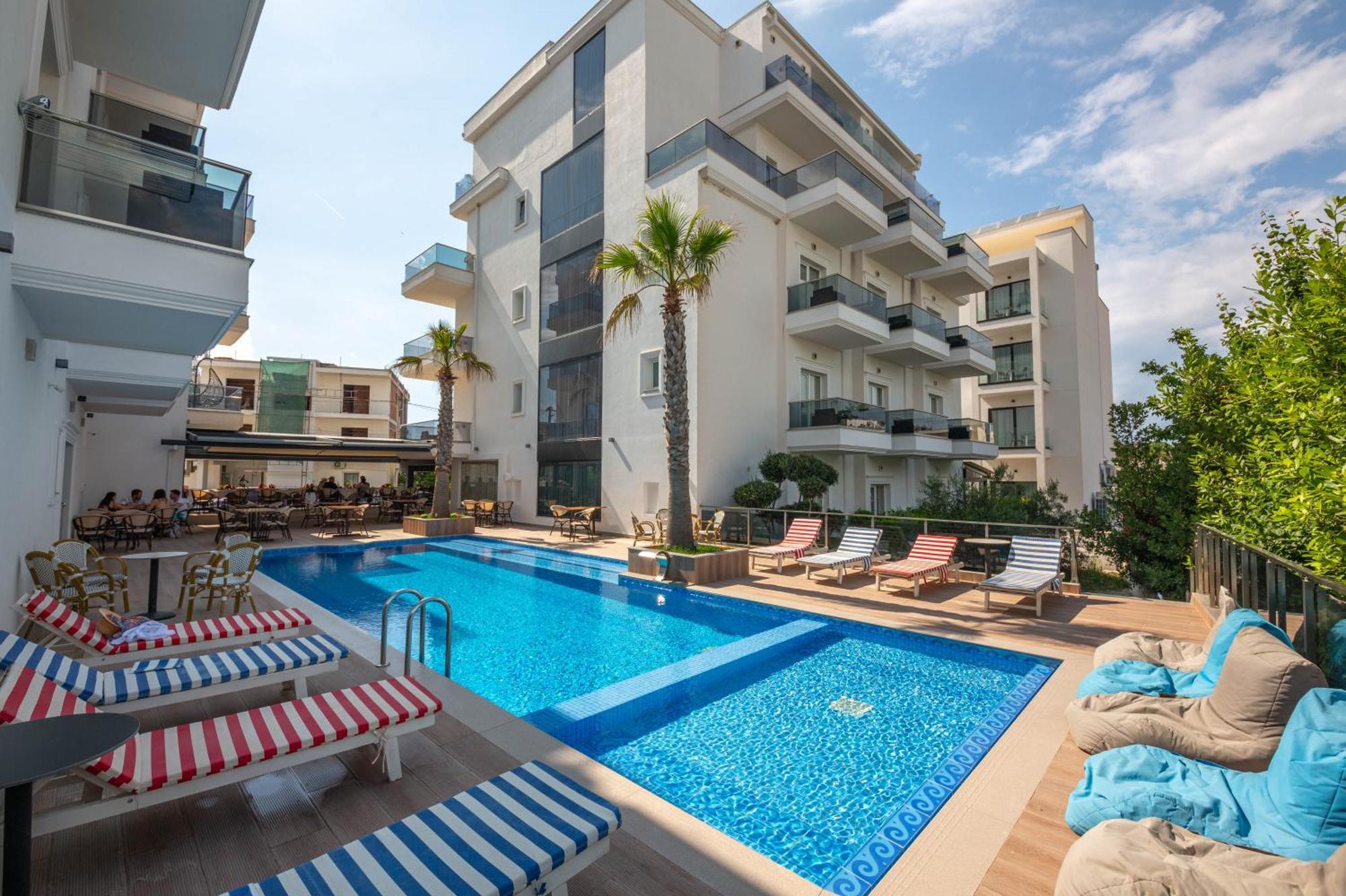 Hotel Sole Mare Ksamil Exterior foto