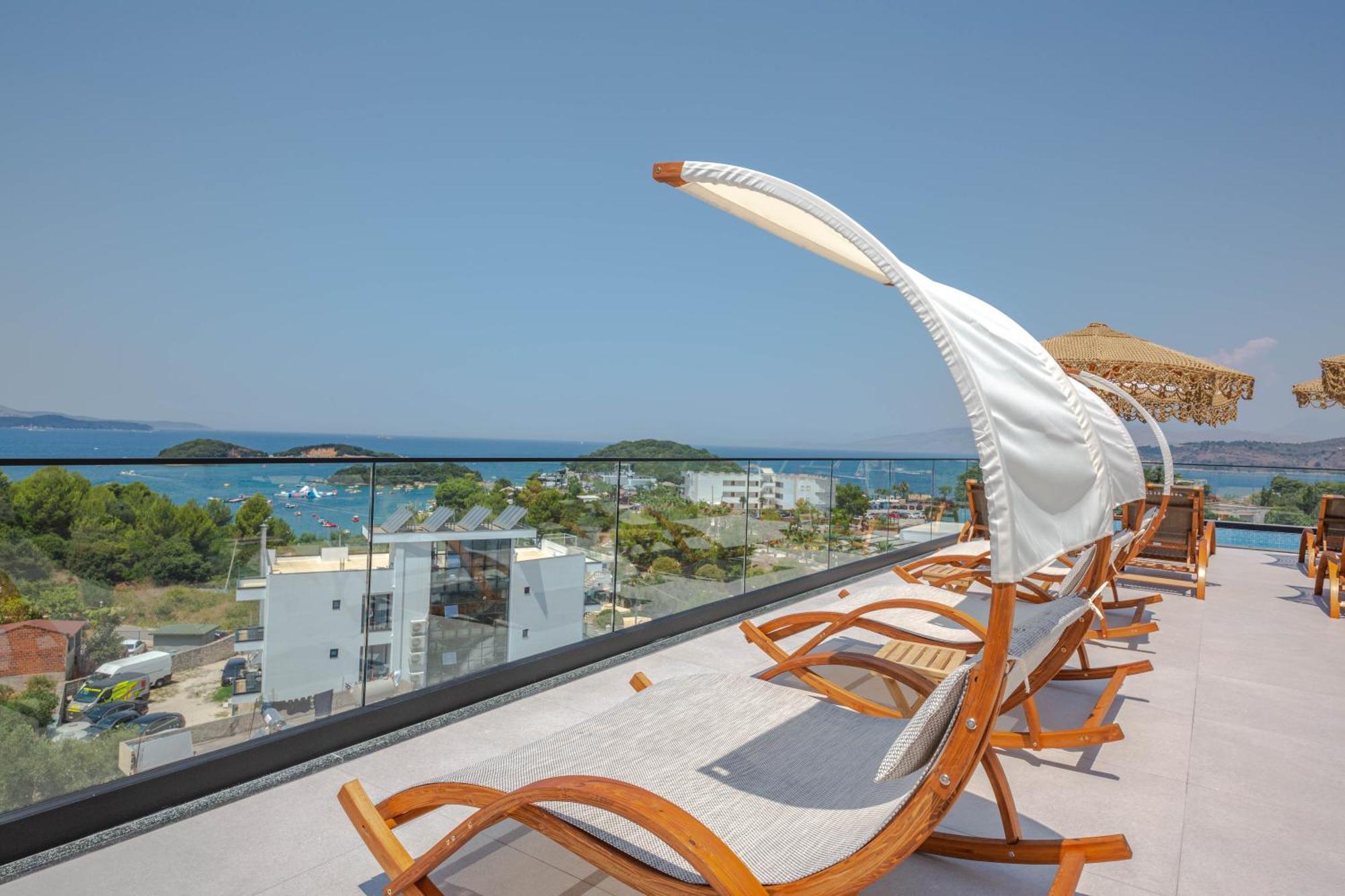 Hotel Sole Mare Ksamil Exterior foto